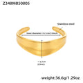 Sculpted Wide Open Cuff Bracelet Collection in Six Styles view 6