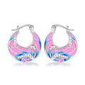 Two-Tone Owl Metal Link Charm with Top and Bottom Loops view 4