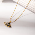 Colorful Handbag And Hat Enamel Pendant Necklace Set view 9