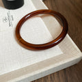 Slim Round Resin Closed Bangle Bracelet In Eight Colors view 11
