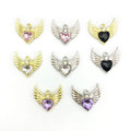 Metallic Heart Metal Keychains with 6 Listed Options view 5