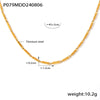 Gold Textured Necklace