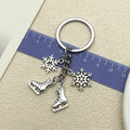 Metal Christmas Charm Keychains in 8 Winter Holiday Styles view 4