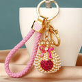 Pearl and Jeweled Fortune Pouch Keychains in Forty-Five Options view 2