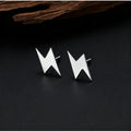 Silver Tone Stainless Steel Novelty Stud Earrings in Ten Designs view 3