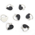 Polished Gold Silver Heart Alloy Jewelry Pendants in 16 Styles view 7