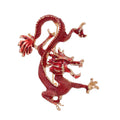 Gold Tone Dragon Four Designs Metal Brooch Pin for Jackets and Lapels view 7