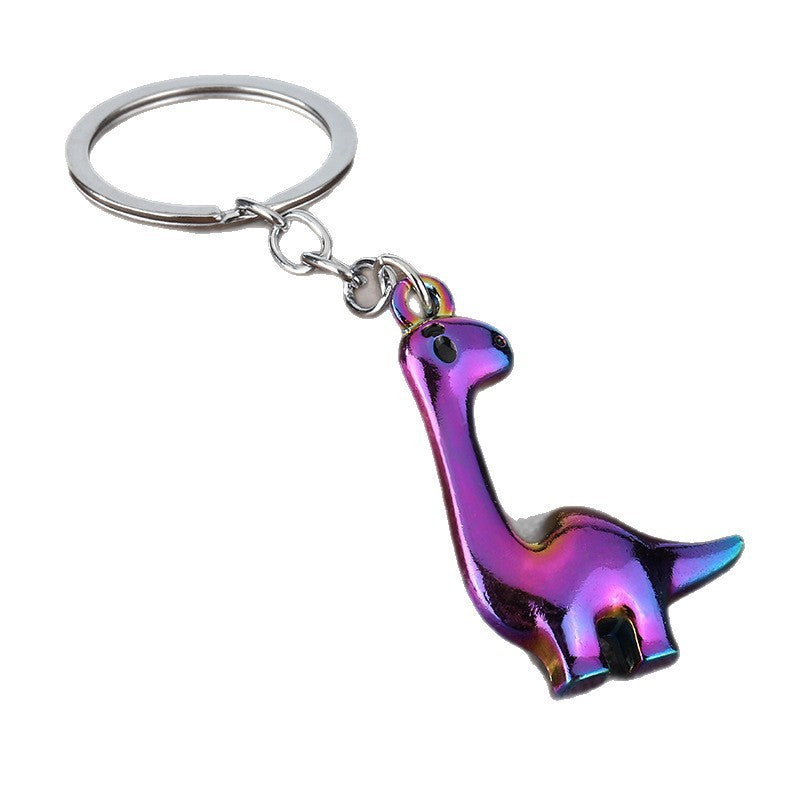 Colorful Cartoon Dinosaur Keychain Bag Charm
