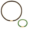 Baguette Cubic Zirconia Necklace And Bracelet Multi Color Set view 5