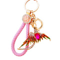 Jeweled Phoenix Keychains with Fortune Cords and Loose Heart Loops view 5