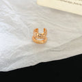 Two Tone Layered Wide Ear Cuffs Fashion Jewelry for Women view 7