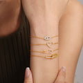Zircon Evil Eye Necklace Bracelet Plus Satellite Bead Chains view 2