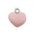 Resin Colorful Heart Charm Pendant for DIY Earrings Keychain Necklace Jewelry Making