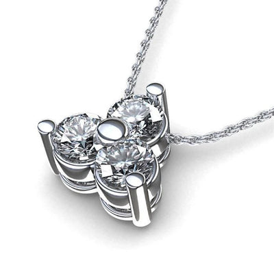 Product view 1 showing layered bow-like clear stone cluster