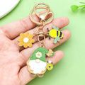 Bee and Honeycomb Charm Keychains with 33 Multi Motif Styles for Bags and Keys view 2