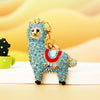 Plain Blue-Alpaca