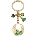 Rice Dumpling, Leaf and Tassel Enamel Keychains, 2 Styles view 5