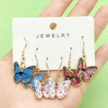 Assorted Hook Earring Sets: Butterflies, Pink Ribbon, Halloween view 3