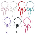 Seven Color Bow and Bead Phone Wrist Straps for Accessory Making view 1