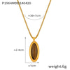 Gold Tiger Oval