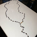 Delicate Beaded Y Drop Necklaces in Four Neutral Colorways view 9