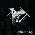 Silver Mini Dragon Wrap Adjustable Open Band Ring Alloy view 4