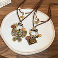 Cord Pendant Necklace Butterfly Camera Bead Styles view 2