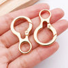 Gold Figure Eight Snap Hook