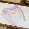 Lily Of Valley Ribbon Bow Duckbill Hair Clips Four Colors view 6