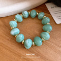 Marbled Heart Bead Necklaces Bracelets Earrings Eight Styles view 3