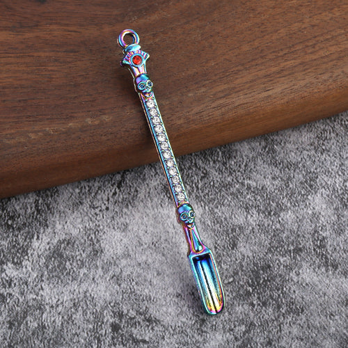 Portable Metal Spoon Keychain Pipe Tool in Assorted Finishes