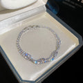 Double Layer Zircon Tennis Bracelet Nine Color Styles view 7