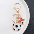 Four-Style Soccer Player Medal Jersey and Shoe Enamel Keychain Collection view 7