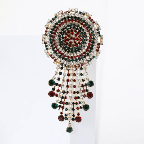 Angled close view showing the brooch surface details