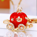 Jeweled Pumpkin Carriage Keychains in Nineteen Pictured Designs view 9