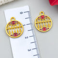 Red Lucky Charm and Abacus Metal Charms with 11 Listed Options view 8