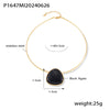 Gold Black Agate