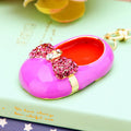 Bow Ballet Flat Keychains in Pink, Blue, Violet and Fuchsia view 9