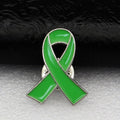 Colored Awareness Ribbon Metal Lapel Pin Brooch in 12 Styles view 12