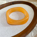 Acrylic Irregular Bead Necklaces Or Yellow Geometric Bangle view 7