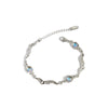Silver Oval Bracelet