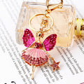 Jeweled Winged Star Fairy Keychains in Pink Red and Blue view 8