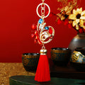 Chinese Fortune Character and Animal Tassel Keychains in Seventeen Styles view 10