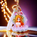 Bunny Mermaid Doll Keychains in Eleven Color and Accent Options view 8