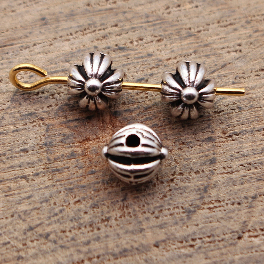 6.3x5.6x5.3mm 0.42g Multi-Color Zinc Alloy Cross Spacer Beads for DIY Bracelet Jewelry Making
