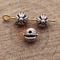 Cross Spacer Bead In Antique Gold And Antique Silver For Jewelry Making view 2