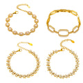 Zircon Tennis Bracelets Leaf Flower Halo Link Styles view 5