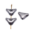 Antique Silver Bow and Briefs Shaped Jewelry Metal Bead view 4