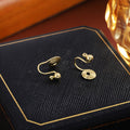 Gold and Silver Invisible Spiral No Piercing Ear Clips view 4