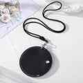 Round Leather Snap Pouch Cord Necklaces 3 Colorways view 3
